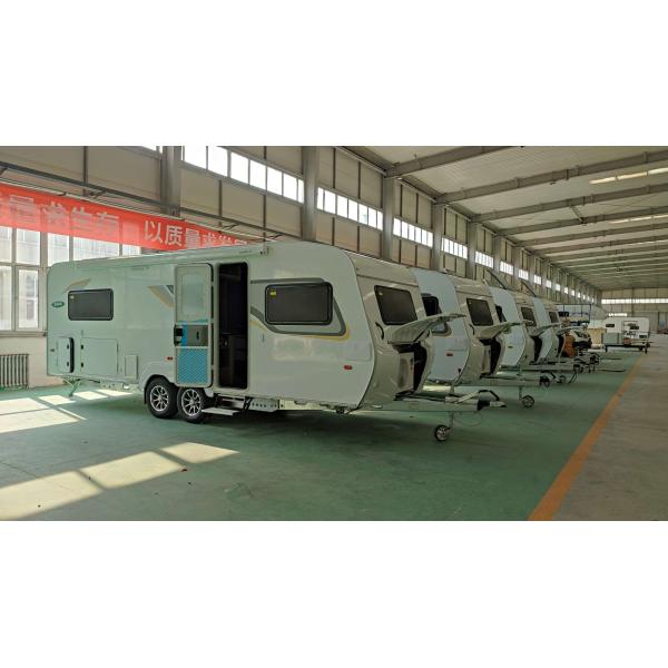 Petite remorque de camping-car personnalisée, mini remorque de camping-car en forme de larme hors route