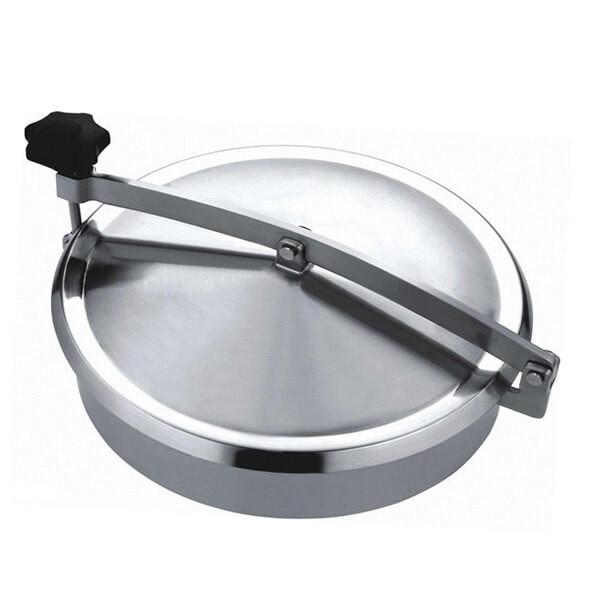 Normal Pressure Stainless Steel Manhole Cover , Tank Round Manhole Cover