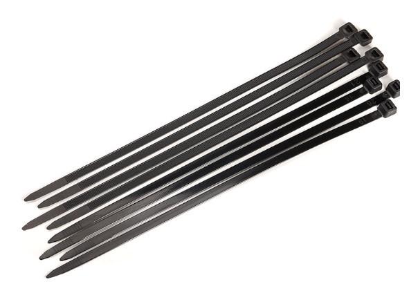 250mm Black Self Locking Plastic Cable Tie Pa66 Disposable Cable Wire Ties