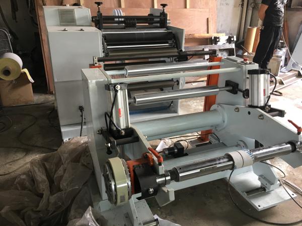 Ruiting Paper Slitting Rewinding Machine , Plastic Film Slitting Machine 1000mm