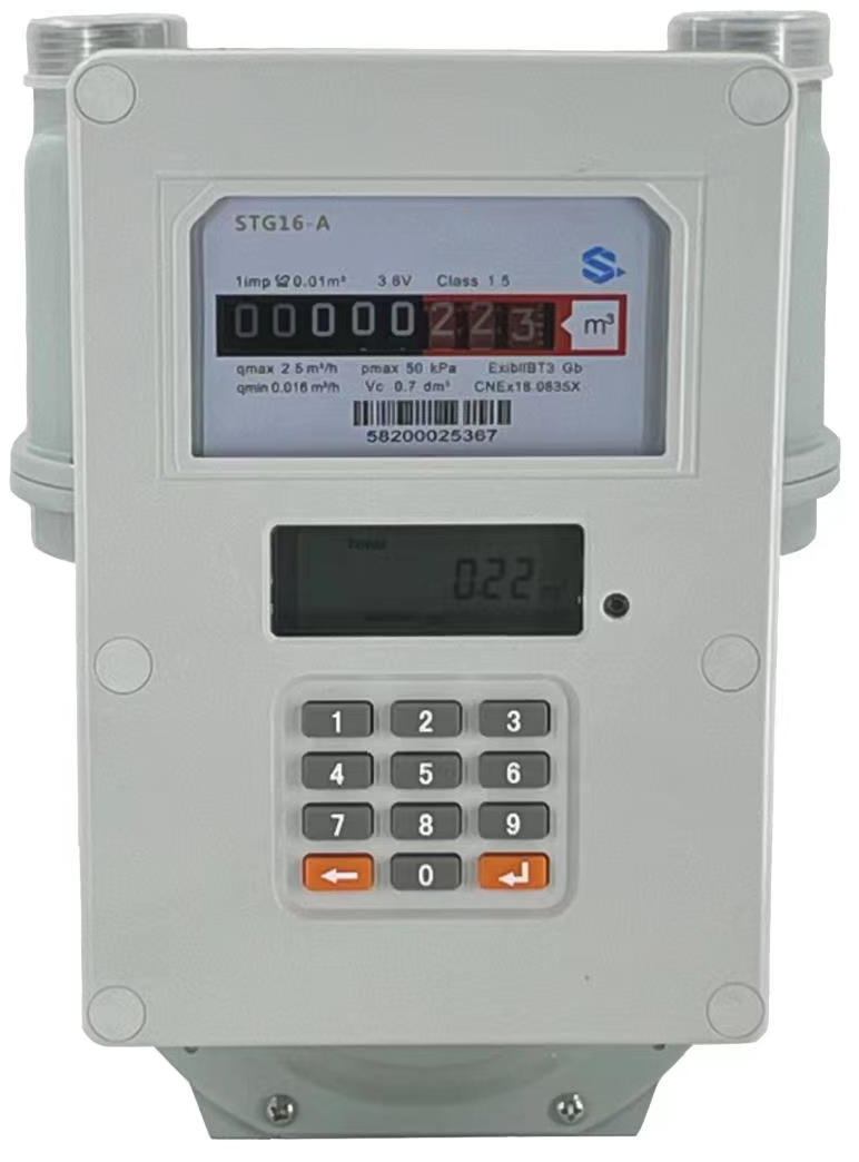 Стальной 2 газовый счетчик диафрагмы G2.5S трубы умный с EN1359: Стандарт 1998