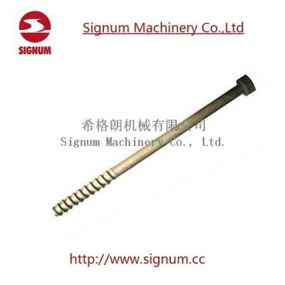 Hexagon Head Zinc Plated Railway Screw Spike for Railway Fastening System