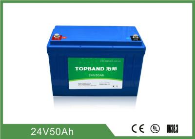2000 Cycles Life Electric Forklift Battery 24V 50Ah Industrial Forklift Batteries