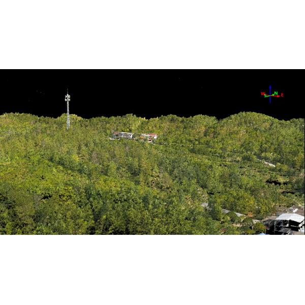 Решение LiDAR дальнего действия, точность 1 см, БПЛА Riegl LiDAR GS-2000R