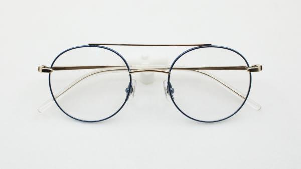 Men Women Computer Glasses Blue Light Blocking Eyewear Fashion Round Optical Eyeglasses with Clear Lens Double Bridges