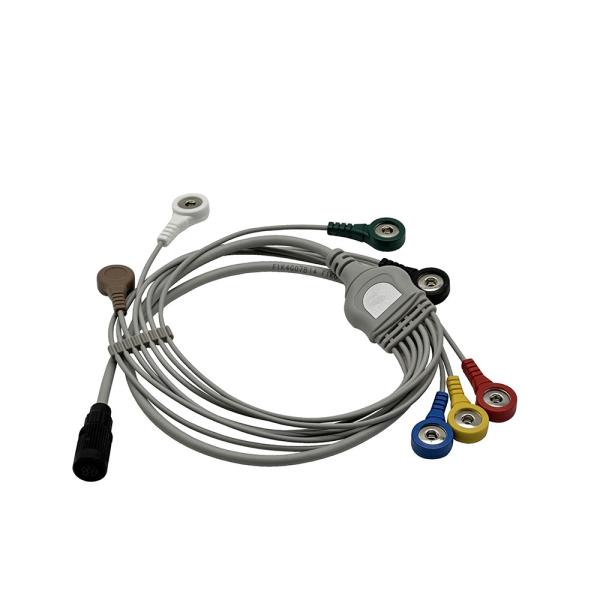 Valenta 8pin Holter ECG Recorder ECG Holter Cable MN-08