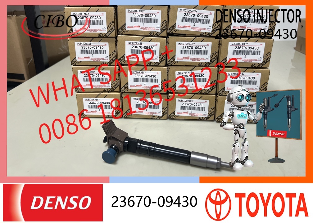 High-quality Best-selling Common Rail diesel Fuel Injectors 23670-0E020 23670-09430 23670-11020 Suitable for Toyota 2GD Engines