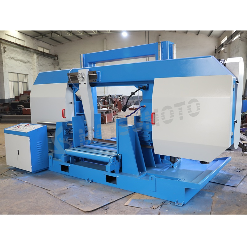 GT42100 Heavy Duty Gantry Band Saw For Metal Cutting 10-80m/Min 1000x1000mm