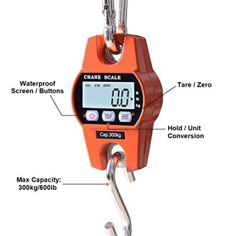 Báscula de peso inteligente LCD portátil para el hogar de 50 kg, personalizable, OEM, para equipos de caza y granja con pantalla LED