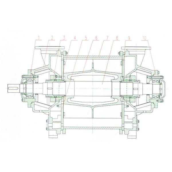 Heavy Duty Bearing Liquid Ring Vacuum Pump With Stainless Steel Material