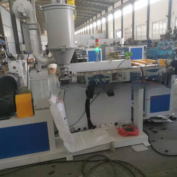 PVC Corrugated Pipe Extruder Machine Full Intermeshing Separate Type