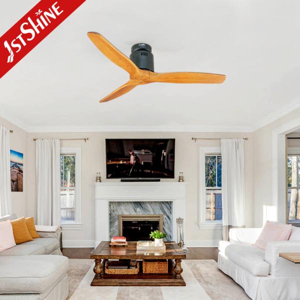 Офис DC мотора современного деревянного потолочного вентилятора 48 дюймов чистый медный