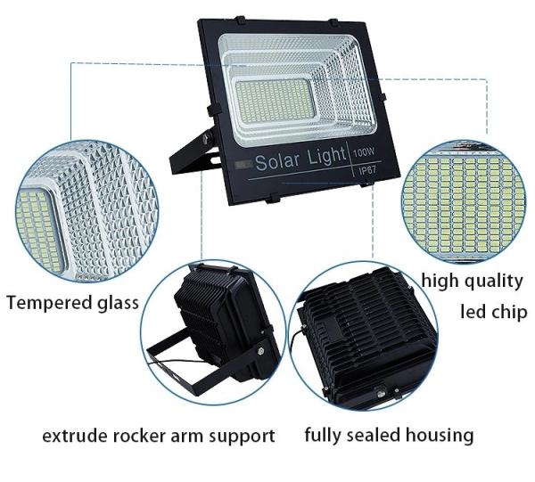 Led Stadium Flood Light Fixture Outdoor Solar IP65 Waterproof 25W 40W 60W 100W 200W 300W LED Flood Lights  SFLA