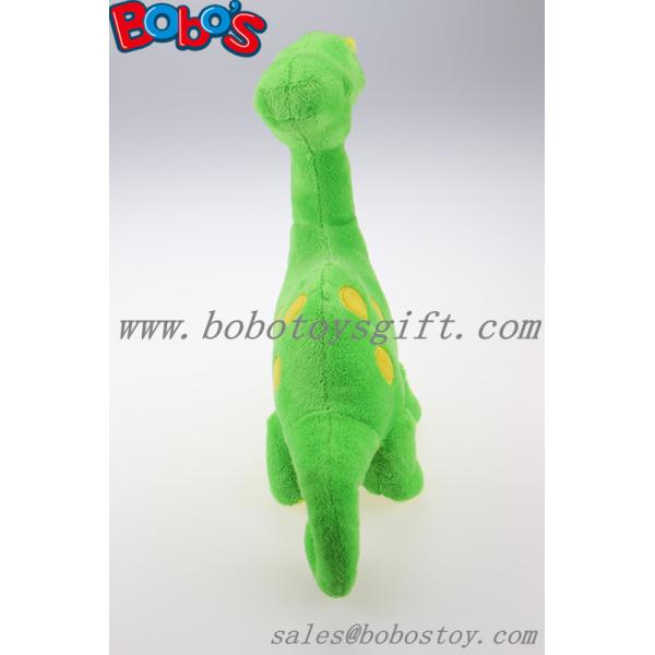 Cuddly Stuffed Green Baby Dinosaur Animal With Embroidery Body