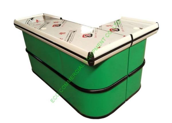 Non Electric Stainless Steel Checkstand Desk / Retail Cash Register Counters