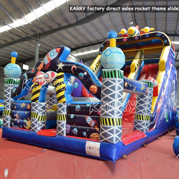 PVC Inflatable Rocket House for Commercial Party Rental and Moonwalk Inflatable Games