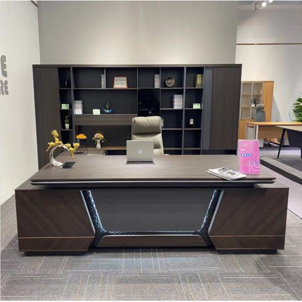 Commercial Furniture Boss Manager Wooden Office Table for Working Executive Desk