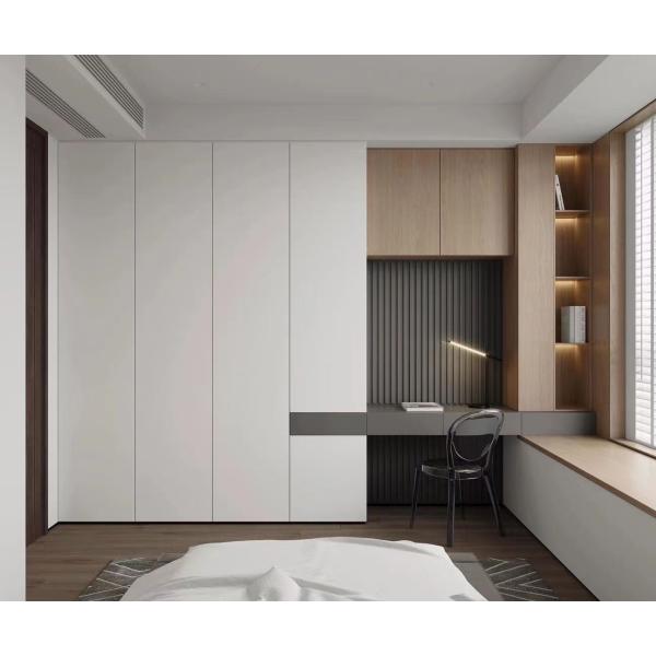 Mobília do quarto do hotel do armário de armazenamento da porta do vestuário um da porta deslizante