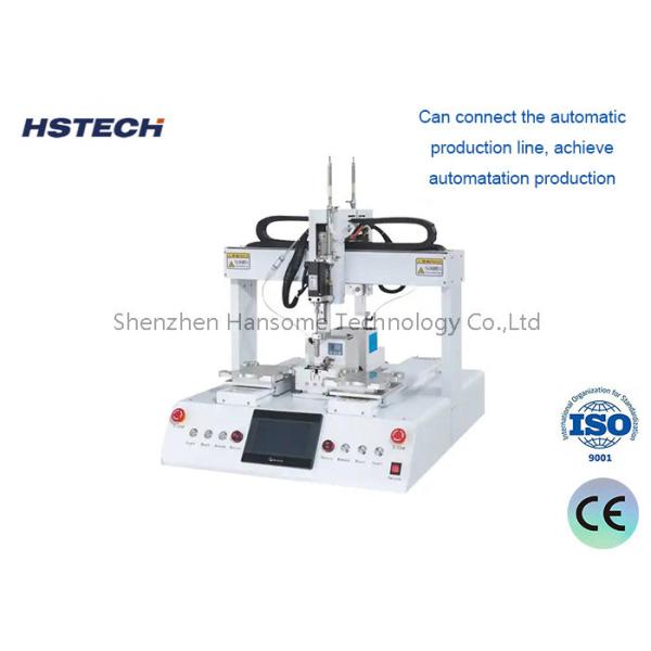 Single Feeder 4 Axis Automatic Screw Locking Machine for M1-M6 Screws