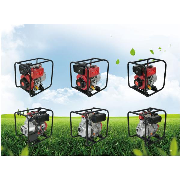 80mm 100mm Portable Diesel Fire Pump 173F Fire Fighting Water Pump