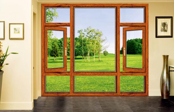 Powder Coating Aluminum Tilt Turn Windows With Heat Resistant And Soundproof