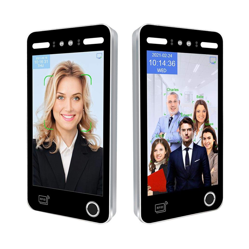 Biometric Facial Recognition Access Control Machine with IP65 Waterproof Employee Card Time Attendance System