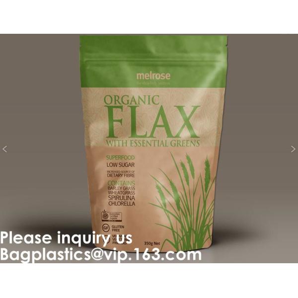 ULTRA CLEAR STAND UP POUCH WITH ZIPPER & EURO SLOT MEASURING SCOOP SEALERS VACUUM POUCHES MAILER BAGS CUSTOM & PRINTED