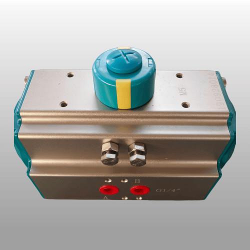 OEM Double Action Pneumatic Actuator Aluminum Alloy Rack Pinion Type