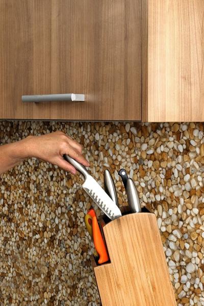 unique design for kichen tools of bamboo knife holder magnet knife holder