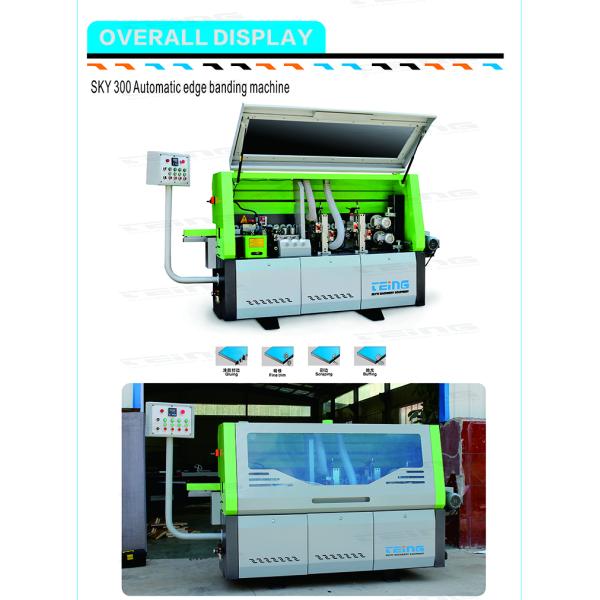 Semi Automatic Edge Banding Machine SKY300 for Woodworking Machinery 3000x900x1600mm