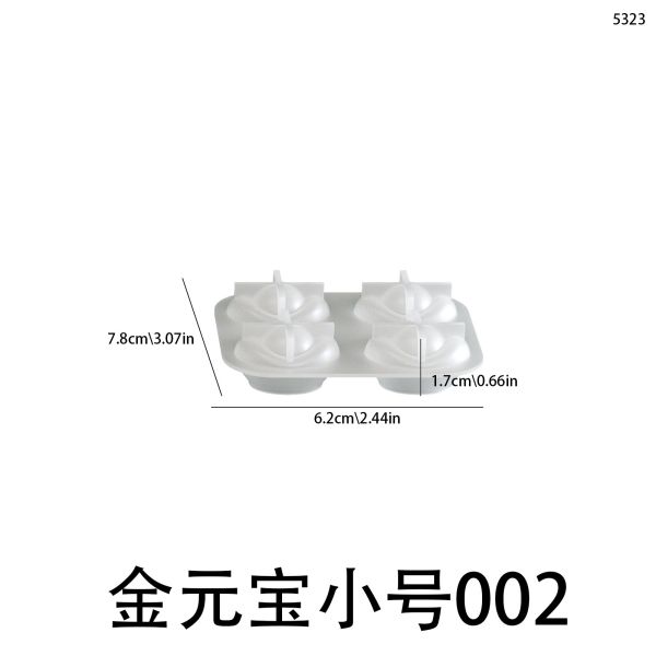 Spring Festival Celebration Silicone Mold DIY Four Grid Jubao Zhaocai Yuanbao Ping An Copper Coin Buckle Dropping Mold