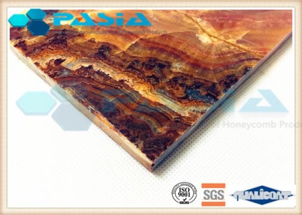 Elevator Decoration Honeycomb Stone Panels With Limestone Veneer Energy Saving