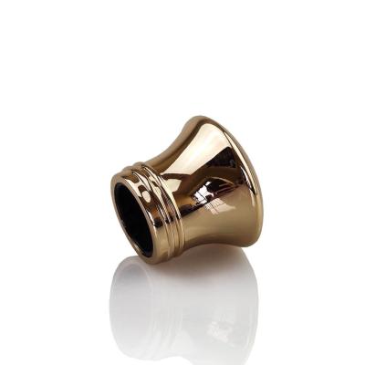 Custom Perfume Cap Shiny Gold Electroplating Fully Mirror-Polished Surfaces