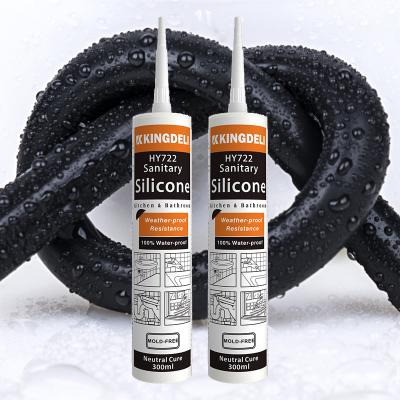 Resistente a intempéries Sealante sanitário de silicone à prova de fungos Parte Um 280 ml 300 ml