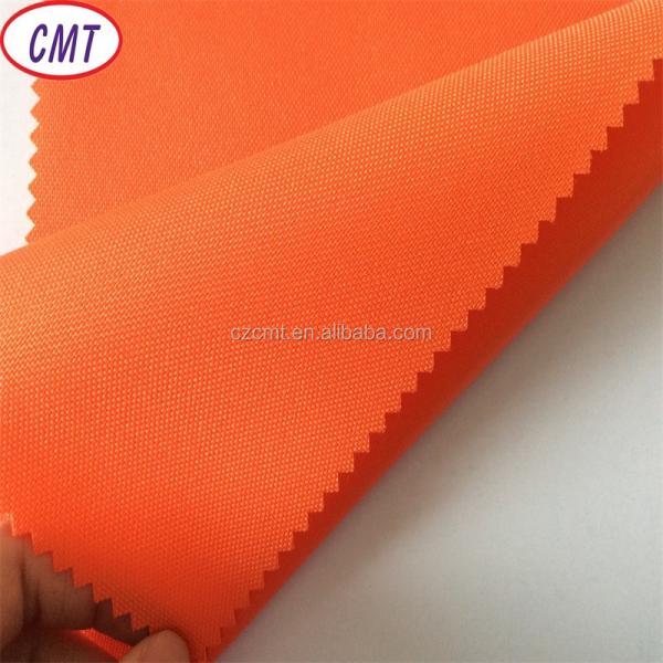 Plain Woven Waterproof Polyester Fabric 600Dx600D with PU Coating Changzhou Cement