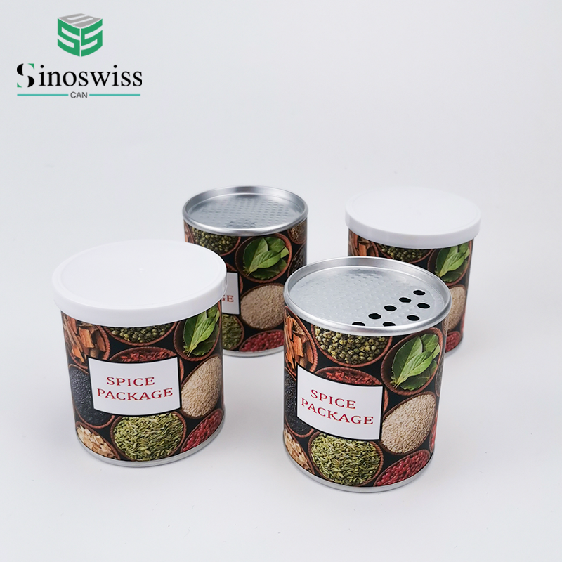Reusable Cardboard Tubes For Packaging Salt Sesame Sugar Spice Paper Container