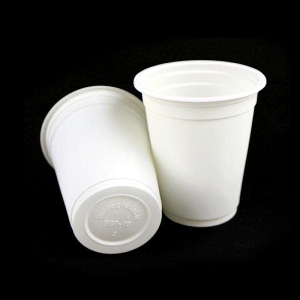 Environmentally Friendly Corn Starch Plastic Cups for Hot and Cold Beverages
