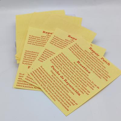 Printed Inflatable Repair Patches Waterproof Rectangular Swimming Pool Repair