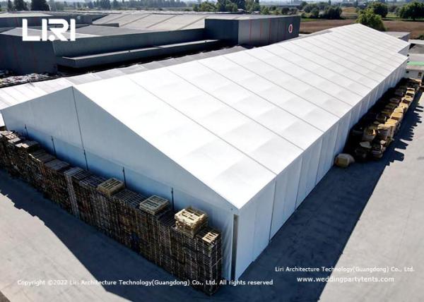Heavy Duty Aluminum Frame Warehouse Tent Storage Construction 100KM/H Wind Loading