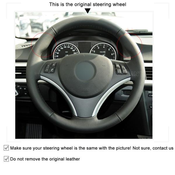 MEWANT For BMW E87 E81 E82 E88 M E82 E90 E91 E92 E93 X1 E84 M3 E90 E92 E93 Girly Car Steering Wheel Covers Design 2pc