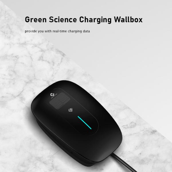 FCC Wall Mounted EV Charging Station Wifi APP 22kw 3 Phase Electric Car Charger