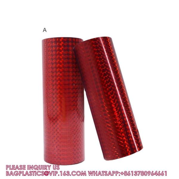 PET Metalized Film Laser Holographic Thermal Lamination Plastic Printed Metalized Film For Gift Packaging