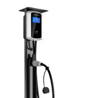 4Écran LCD Wifi 22 kW Stations de recharge électriques montées sur le mur Recharge rapide
