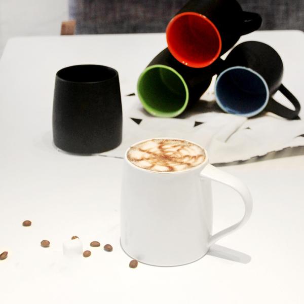 Savall Tropical Coloerd Personalized Porcelain Mugs Ceramic Cappuccino Cups