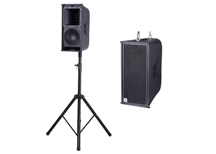 Portable 8 Inch Active Line Array System Column Speaker Black Paint