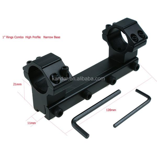 Aluminium Alloy One Piece Offset Low Profile Ring 25.4mm Scope Mount L2303 for Optic Sight 1 Inch Ring