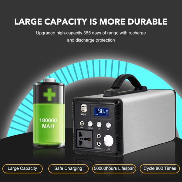 360WH Portable Solar Charging Station For Outdoor Emergency Power Supply