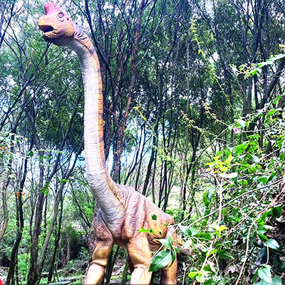 Realistic Animatronic Dinosaur with Infrared Sensor Control and Customizable Color for Dinosaur Park Attractions - 12 Months After Service