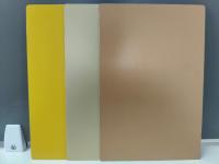 Hojas ACP de PVDF para revestimiento de paredes de salas de exposición espesor de 3,0 mm superficie brillante de 0,25 mm capa de aluminio