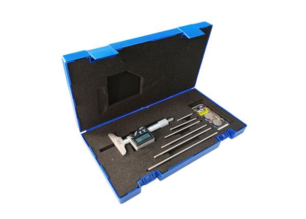 IP65 0-150 mm Outils numériques de mesure de profondeur micrométrique avec bâton à pointe de carbure
